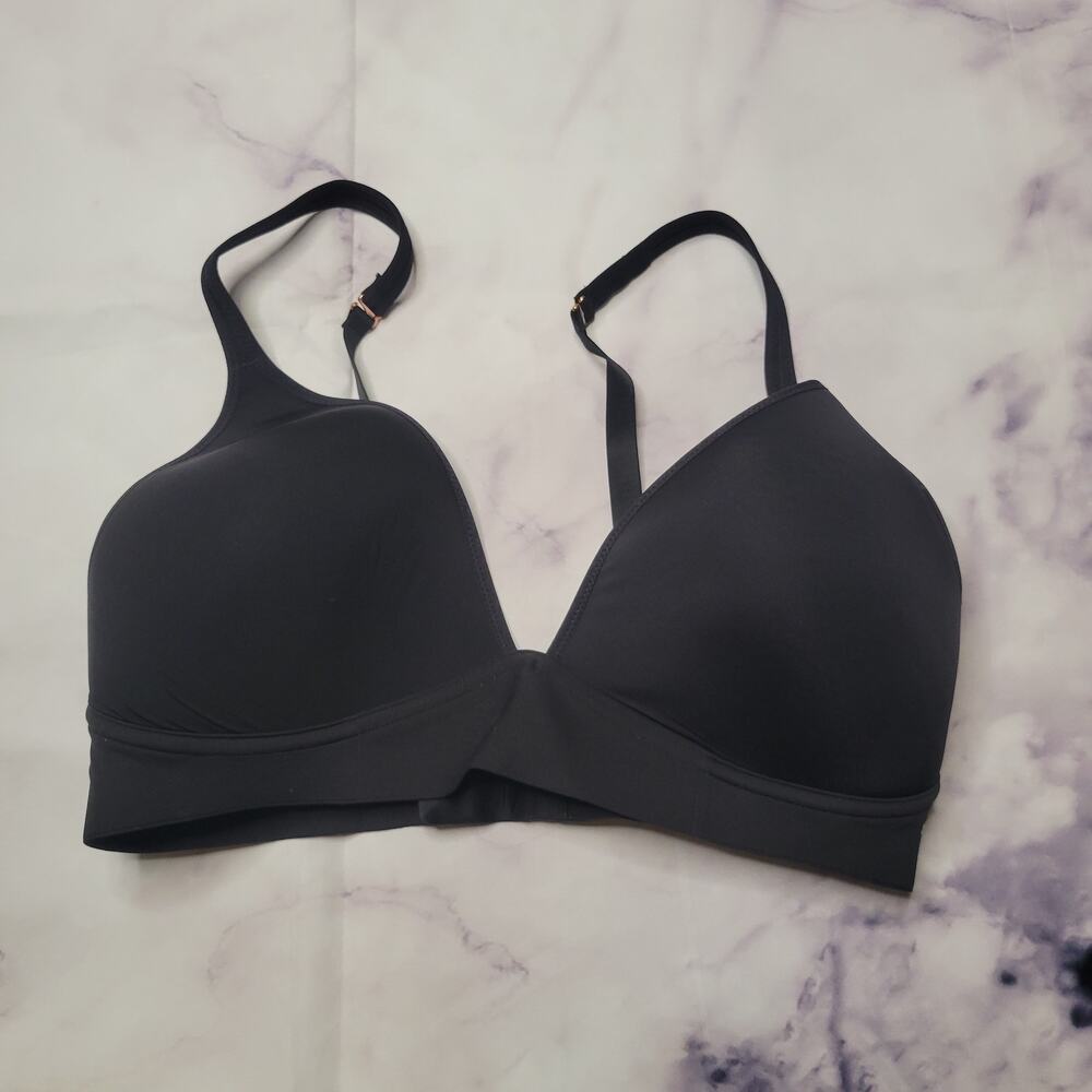 Aerie Real Me Wireless Black Bra 36D